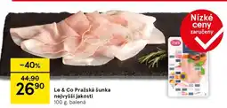 Tesco Le & Co Pražská šunka nejvyšší jakosti nabídka