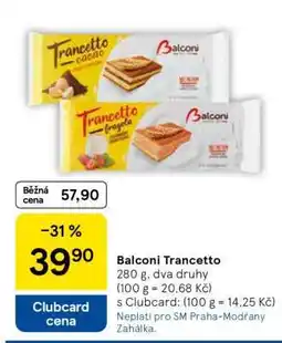 Tesco Balconi Trancetto nabídka