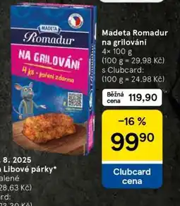 Tesco Madeta Romadur na grilování nabídka