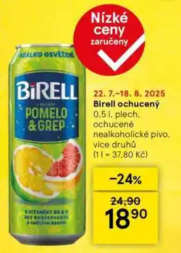 Tesco Birell ochucený nabídka