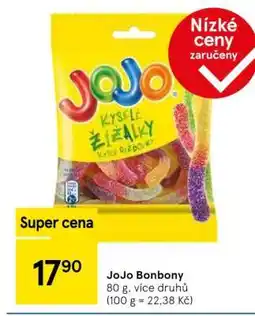 Tesco JOJO bonbony nabídka