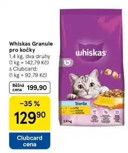 Tesco Whiskas Granule pro kočky nabídka