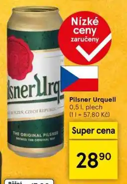 Tesco Pilsner Urquell nabídka