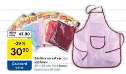 Tesco Zástěra na výtvarnou výchovu nabídka