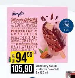 Jip Mandlový nanuk nabídka