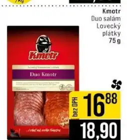 Jip Kmotr Duo salám Lovecký plátky 75 g nabídka