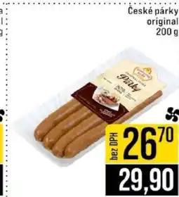 Jip České párky nabídka