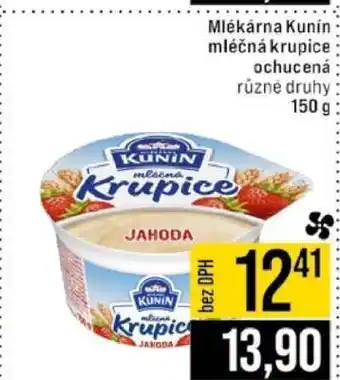 Jip Mlékárna Kunín mléčná krupice ochucená nabídka