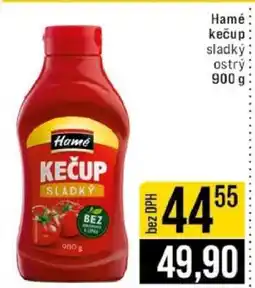 Jip Hamé kečup sladký ostrý 900 g nabídka