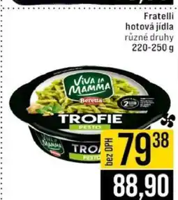 Jip Fratelli hotová jídla nabídka