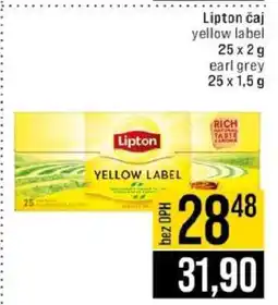 Jip Lipton čaj YELLOW LABEL nabídka