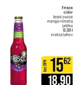 Jip Frisco Cider nabídka
