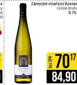 Jip Zámecké vinařství Bzenec nabídka