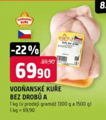 Terno Vodňanské kuře bez drobů A nabídka