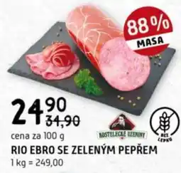 Terno Rio Ebro se zeleným pepřem nabídka