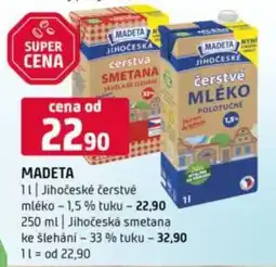 Terno Jihočeské čerstvé mléko nabídka