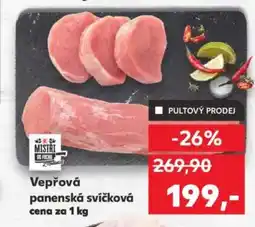 Kaufland Vepřové panenská svíčková nabídka