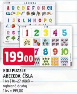 Terno EDU PUZZLE ABECEDA, ČÍSLA nabídka