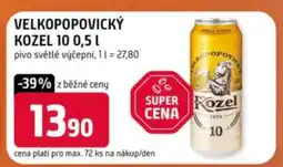 Terno Velkopopovický Kozel 10° 0,5 l nabídka