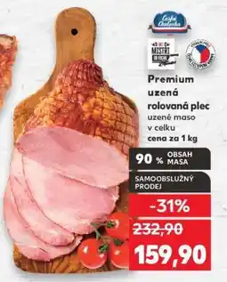Kaufland Premium uzená rolovaná plec nabídka