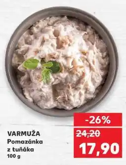 Kaufland VARMUŽA Pomazánka z tuňáka nabídka