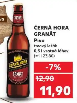 Kaufland ČERNÁ HORA GRANÁT nabídka