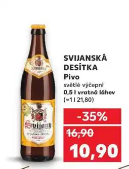 Kaufland Svijanská desítka nabídka