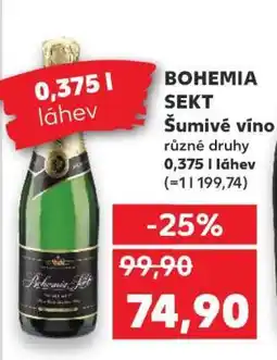 Kaufland Bohemia Sekt nabídka