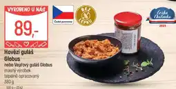 Globus Hovězí guláš Globus nebo Vepřový guláš Globus nabídka