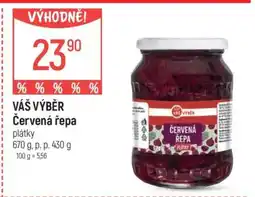 Globus VÁŠ VÝBĚR Červená řepa nabídka
