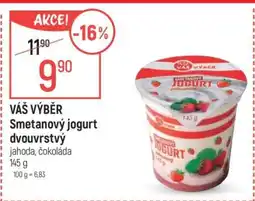 Globus Váš výběr Smetanový jogurt dvouvrstvý nabídka
