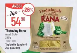 Globus Těstoviny Rana nabídka