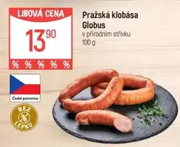 Globus Pražská klobása Globus nabídka