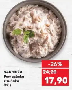 Kaufland Varmuža pomazánka tuňáka nabídka