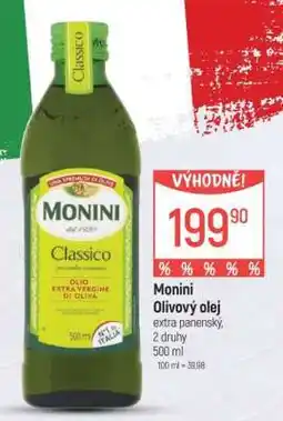 Globus Monini olivový olej nabídka