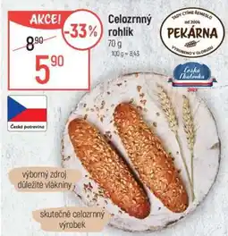 Globus Celozrnný rohlík nabídka