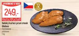 Globus Selský kuřecí prsní steak Globus nabídka