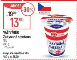 Globus Váš výběr Zakysaná smetana 16% nabídka