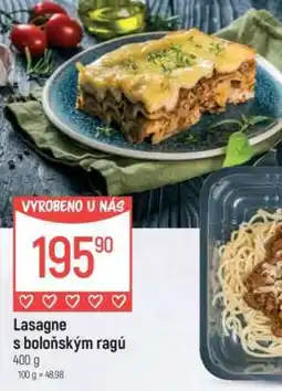 Globus Lasagne s boloňským ragú nabídka