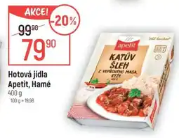 Globus Hotová jídla Apetit , Hamé nabídka