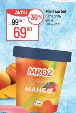 Globus Mrož Sorbet nabídka