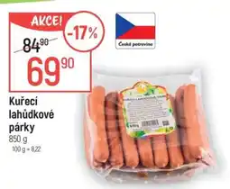 Globus Kuřecí lahůdkové párky nabídka