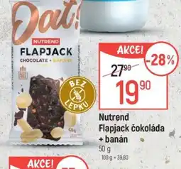 Globus Nutrend Flapjack čokoláda + banán nabídka