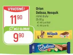 Globus Orion Delissa, Nesquik nabídka