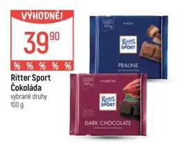 Globus Ritter Sport čokoláda nabídka