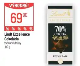 Globus Lindt Excellence Čokoláda nabídka