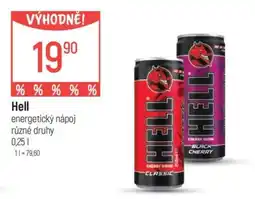 Globus Hell energetický nápoj nabídka