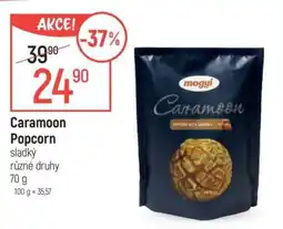 Globus Caramoon Popcorn nabídka