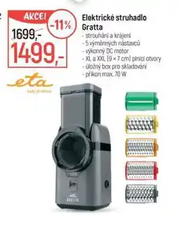 Globus Elektrické struhadlo Gratta nabídka
