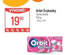 Globus Orbit žvýkačky nabídka
